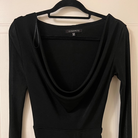 Cowl neck mini dress - Picture 8 of 11